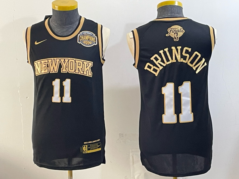 Men New York Knicks #11 Brunson black 2026 Nike NBA jersey 0625002